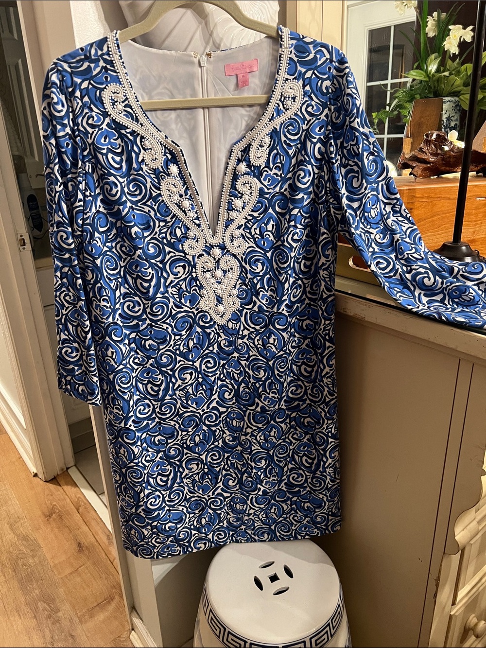 Lilly Pulitzer Beaded Tunic Dress NWOT
